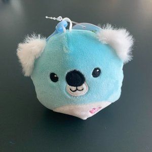 new with tags - 3.5 inch squish clip paul the koala with embroidered heart